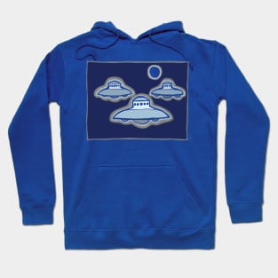 Three Sky Watchers Hoodie